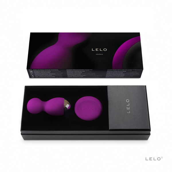 Bile Vaginale, Lelo - Hula Beads, Rotative si Vibratoare cu Telecomanda, Purple