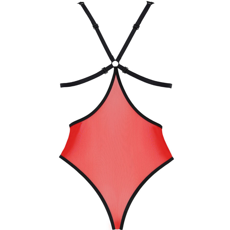 Body Erotic, Passion - Peonia Line, Dantela si Tul, Rosu S/M