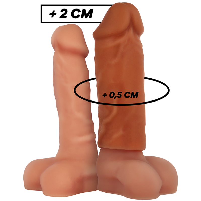 Extensie Penis, VirilXL - Liquid Silicone V3, 100% Silicon Medical, Maro