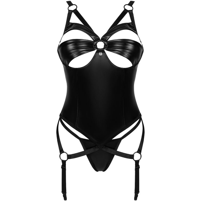 Corset si Chilot, Obsessive - Armares, Jartiere Ajustabile, M/L Negru