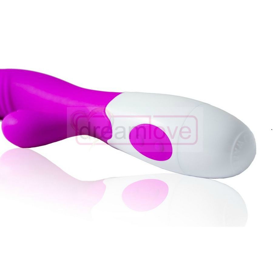 Vibrator, Pretty Love - Flirtation Snappy, 30 Moduri de Vibratie, 20 CM x 3,5 CM / Lila si Alb