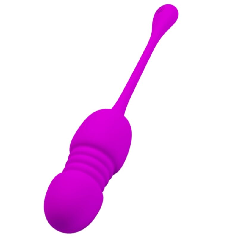 Ou Vibrator Reincarcabil, Pretty Love - Callie, 12 Functii de Vibratie si 12 Moduri de Impingere, Mov