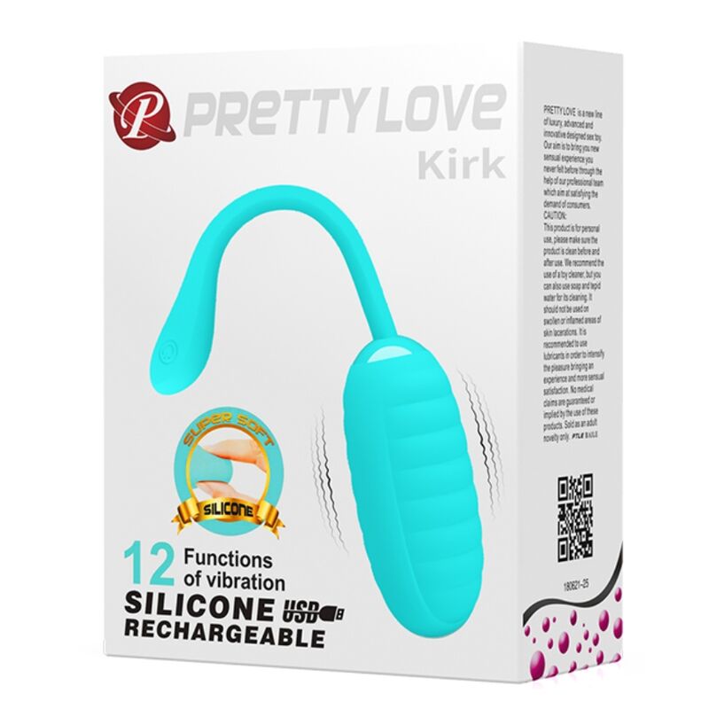 Vibrator Ou, Pretty Love - Kirk, Reincarcabil, Verde Deschis