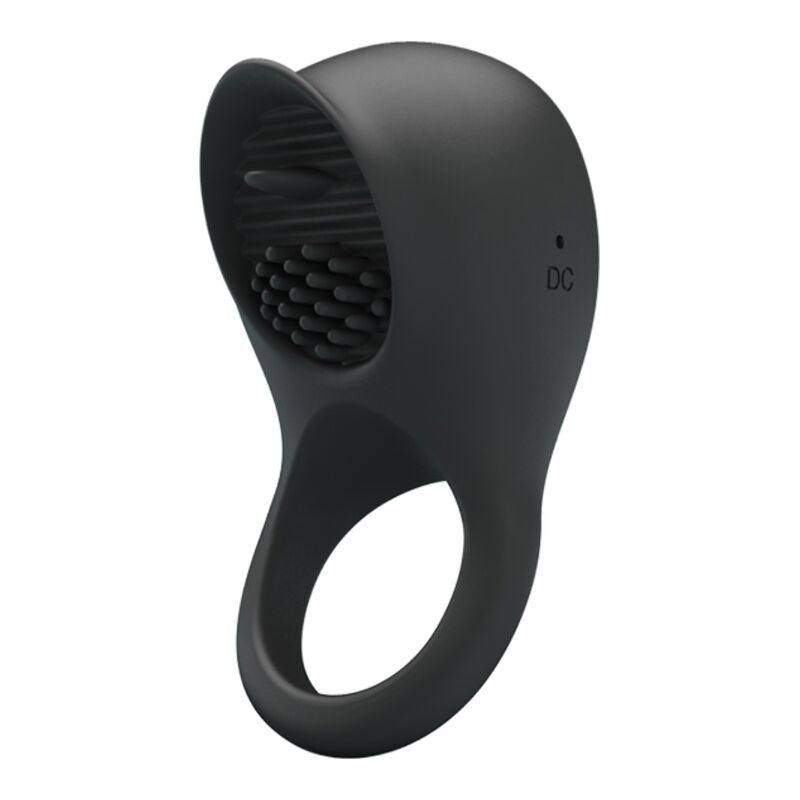 Inel Vibrator, Pretty Love, 12 Setari de Lins, Negru