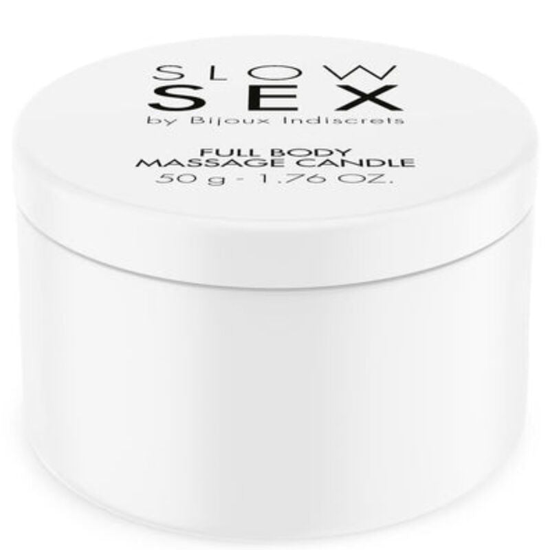 Lumanare de Masaj Corporal, Bijoux - Slow Sex, fara Ceara, 50 g