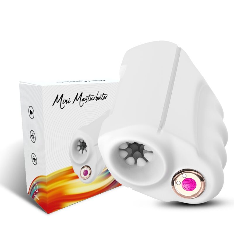 Masturbator si Vibrator, Armony - Master, 10 Moduri de Vibratie, Alb