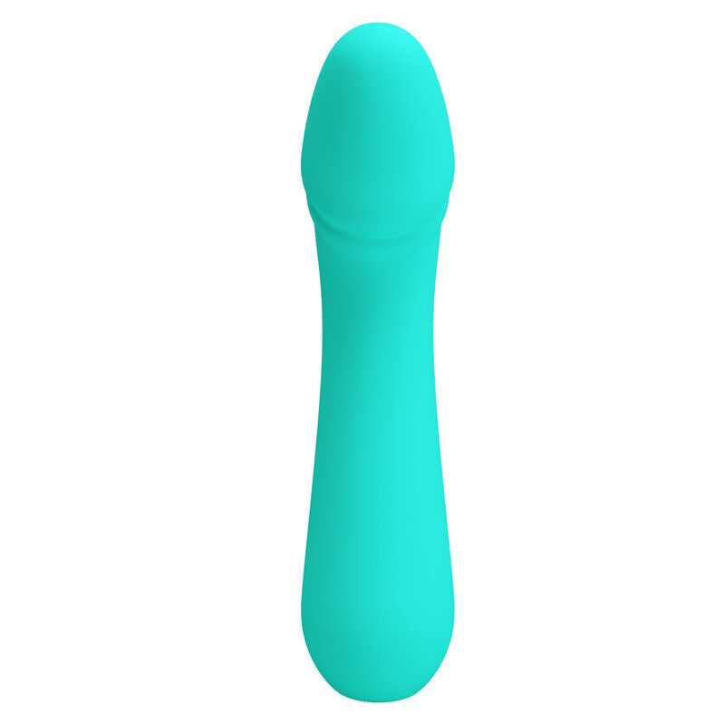 Vibrator Punctul G, Pretty Love - Cetus, Reincarcabil, Verde Aqua