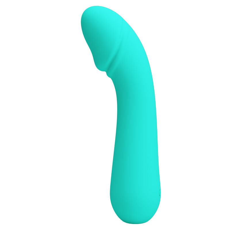 Vibrator Punctul G, Pretty Love - Cetus, Reincarcabil, Verde Aqua