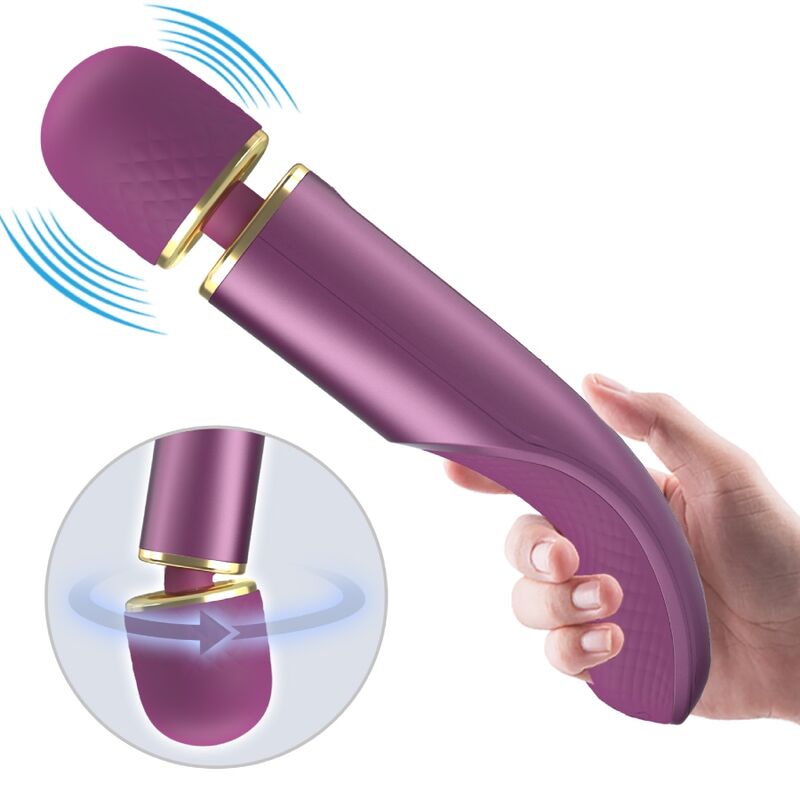 Vibrator Wand, Pretty Love, 7 Modele de Vibratie, 24cm x 4.8cm Mov