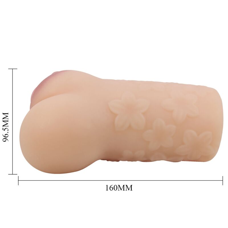 Masturbator, Crazy Bull - Scarlet, Forma de Vagin, Culoare Nud