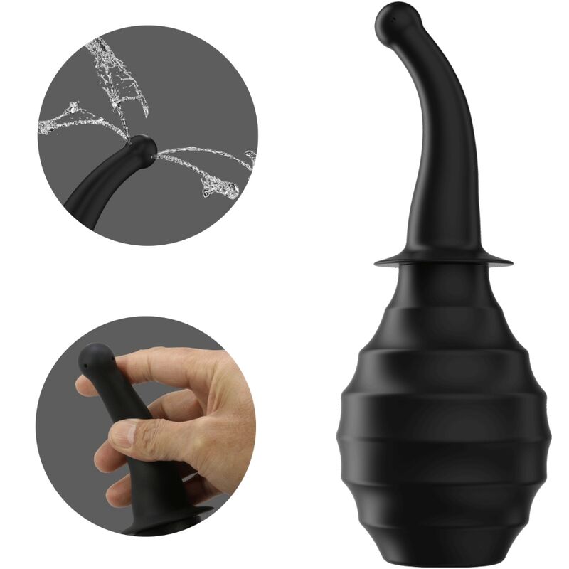 Irigator Anal, Mr Play - Super Power, Capacitate Mare, Negru