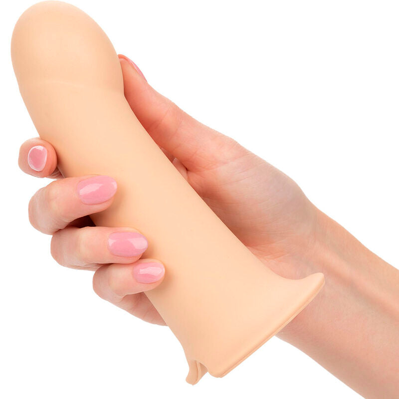 Extensie cu Harness, CalExotics - Performance Maxx, Silicon Lichid, Light Skin