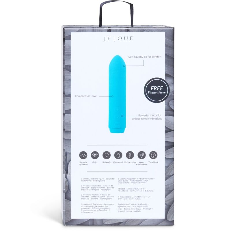 Vibrator Bullet, Je Joue - Classic Bullet, Reincarcabil USB, Teal