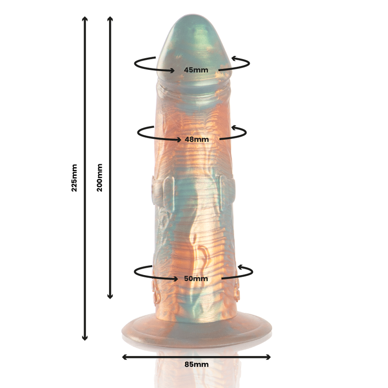 Dildo, Epic - Talos al Puterii si Placerii, Silicon, Lungime Totala 225 mm