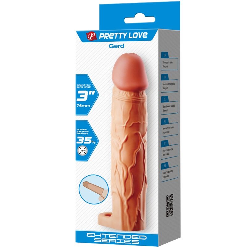 Extender Penis, Pretty Love - Gerd, Aspect Realist, Culoare Naturala