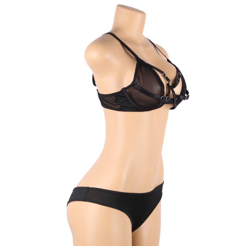 Set Sutien si Chiloti, Subblime, Transparent, S/M