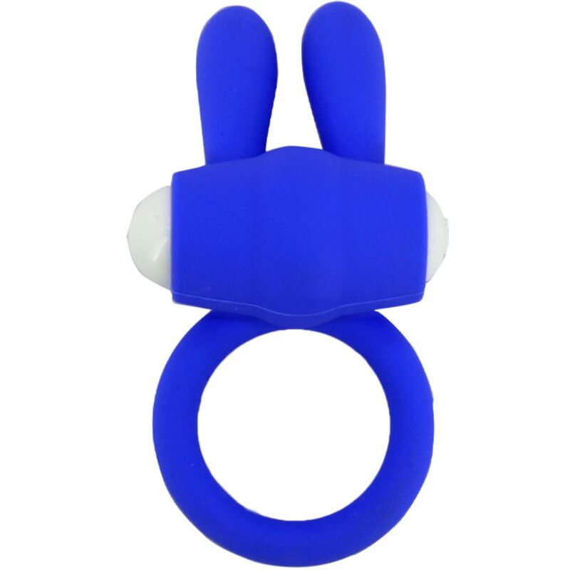 Inel Vibrator, Armony - Mr Bunny, Silicon Medical, Albastru