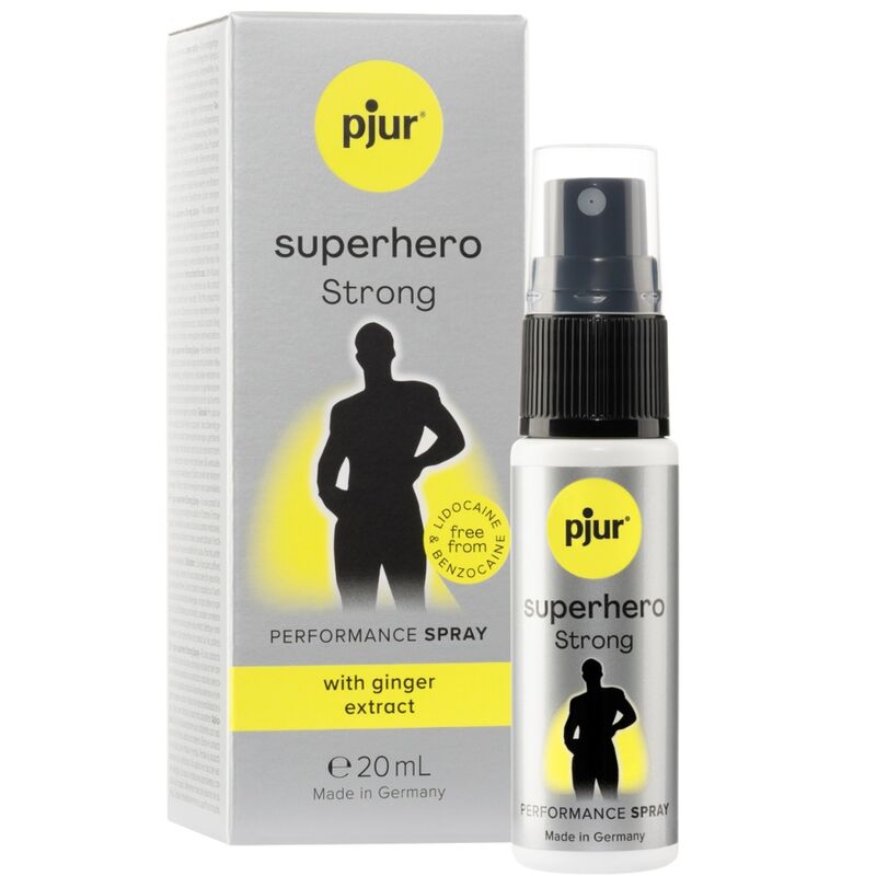 Spray Retardant, Pjur - Superhero Strong, cu Extract de Ghimbir, 20 ML