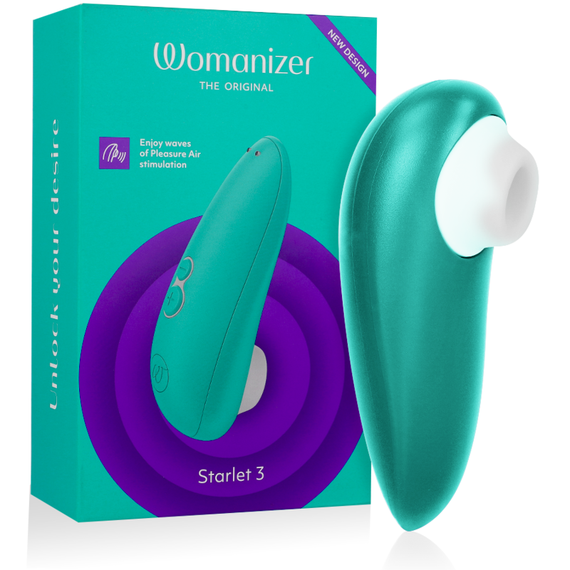 Stimulator Clitoris, Womanizer - Starlet 3, Tehnologia Pleasure Air, Turcoaz