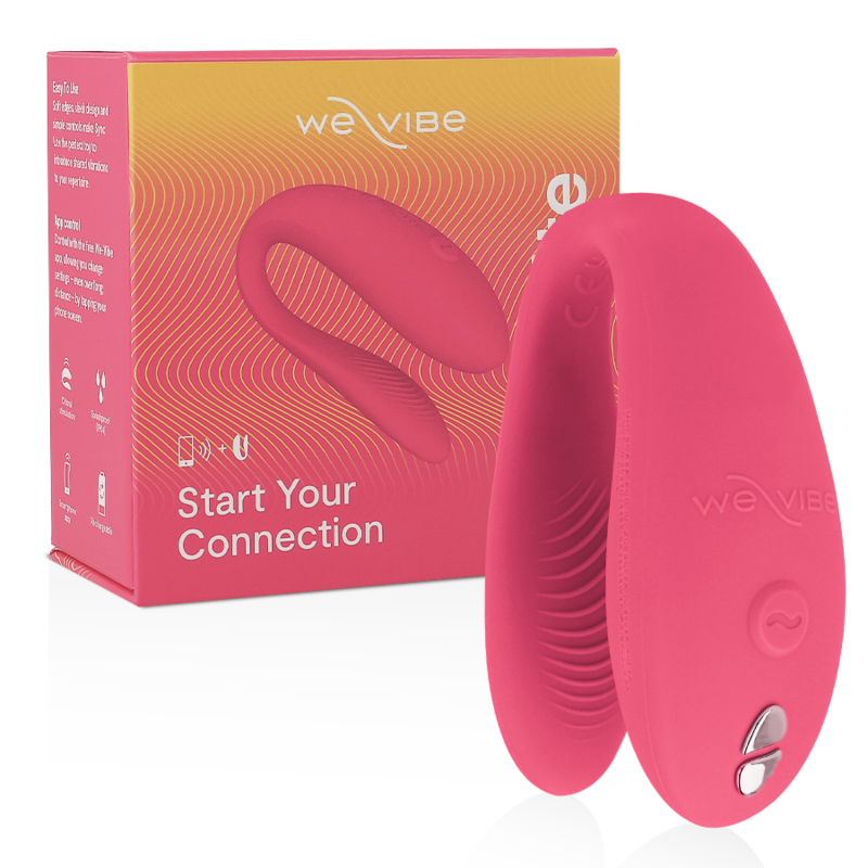 Stimulator Clitoris, We-Vibe - Sync Lite, Control prin Aplicatie, Roz