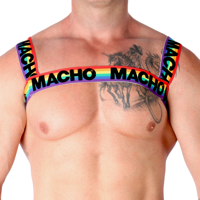 Ham Dublu, Macho - Pride Limited, Elastic Ajustabil Frontal si Posterior, Marime Unica