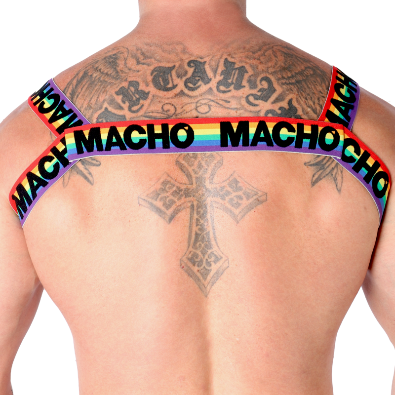 Ham Dublu, Macho - Pride Limited, Elastic Ajustabil Frontal si Posterior, Marime Unica