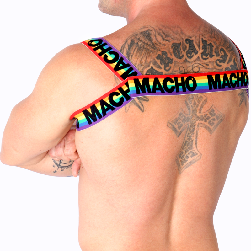 Ham Dublu, Macho - Pride Limited, Elastic Ajustabil Frontal si Posterior, Marime Unica