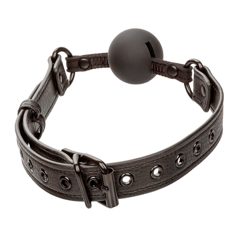 Ball Gag, CalExotics - Nocturnal, Silicon Sigur pentru Corp, D - 3,75 CM Negru