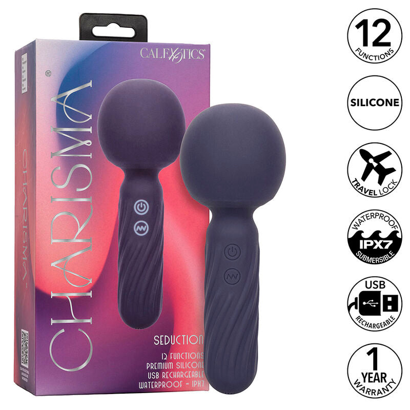 Vibrator, Calexotics - Charisma Seduction, 12 Functii, 17.75 CM X 6.25 CM Mov