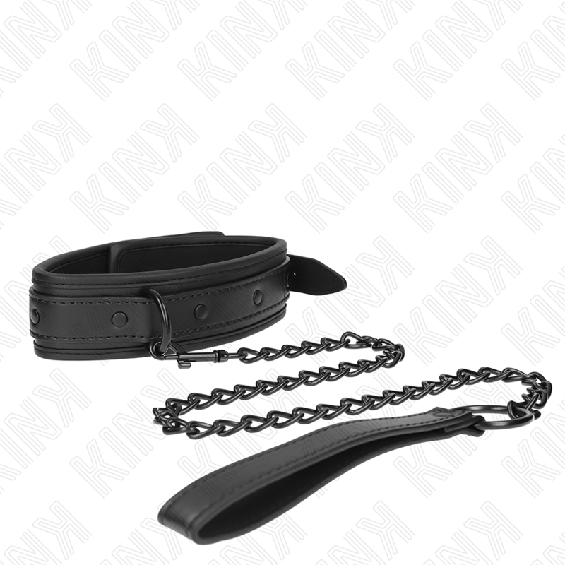 Guler Bondage Neopren, Kink - Model 2, cu Curea Ajustabila, 78 CM / 37.5-49.5 CM