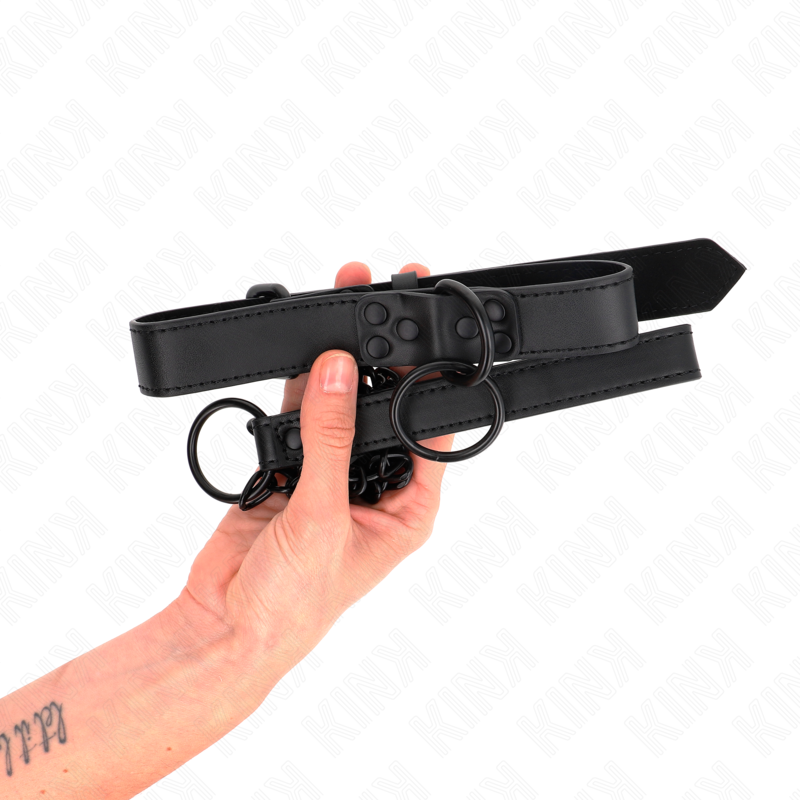 Colier cu Lesa, Kink, Ajustabil, 37-54 CM x 3 CM / Lesa 65 CM