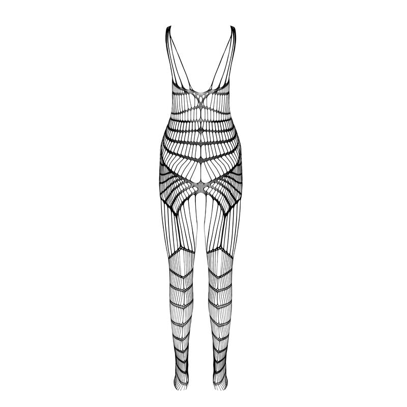 Costum plasa, Passion - BS 102, Dantela Sexy si Transparente, Marime Unica Alb