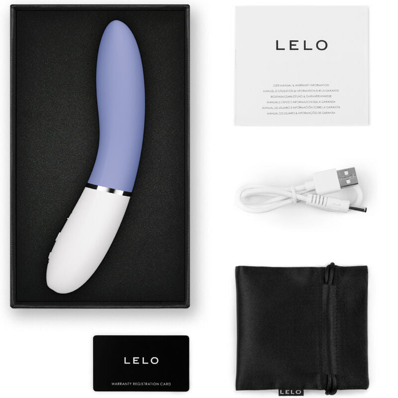 Stimulator Punct G, LELO - Liv 3, Conectivitate Bluetooth, Albastru