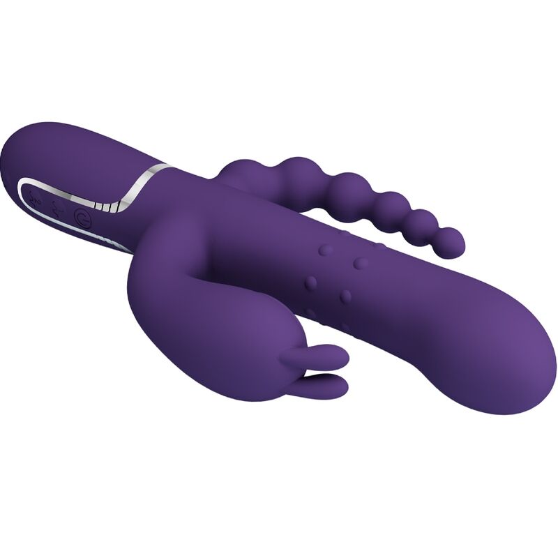 Vibrator Multifunctional, Pretty Love - Cammy Triple, 4 in 1, Mov