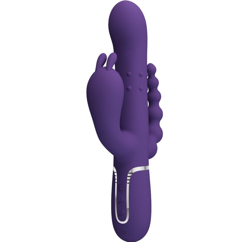 Vibrator Multifunctional, Pretty Love - Cammy Triple, 4 in 1, Mov