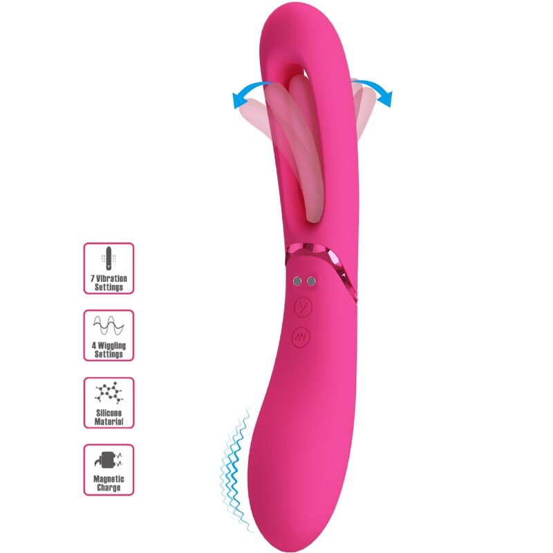 Vibrator G-Spot, Romance - Lexie, 7 Vibratii, Roz