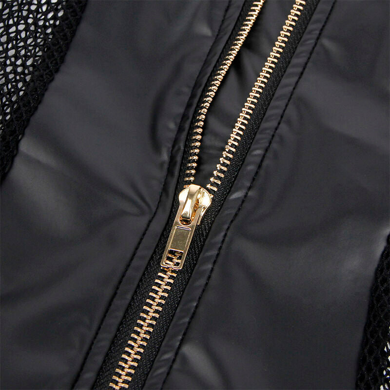 Rochie Sexy din Plasa, Subblime - 954451, Piele, L/XL Neagra