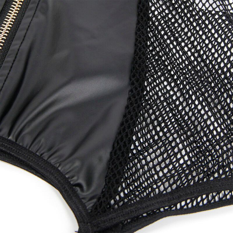 Rochie Sexy din Plasa, Subblime - 954451, Piele, L/XL Neagra