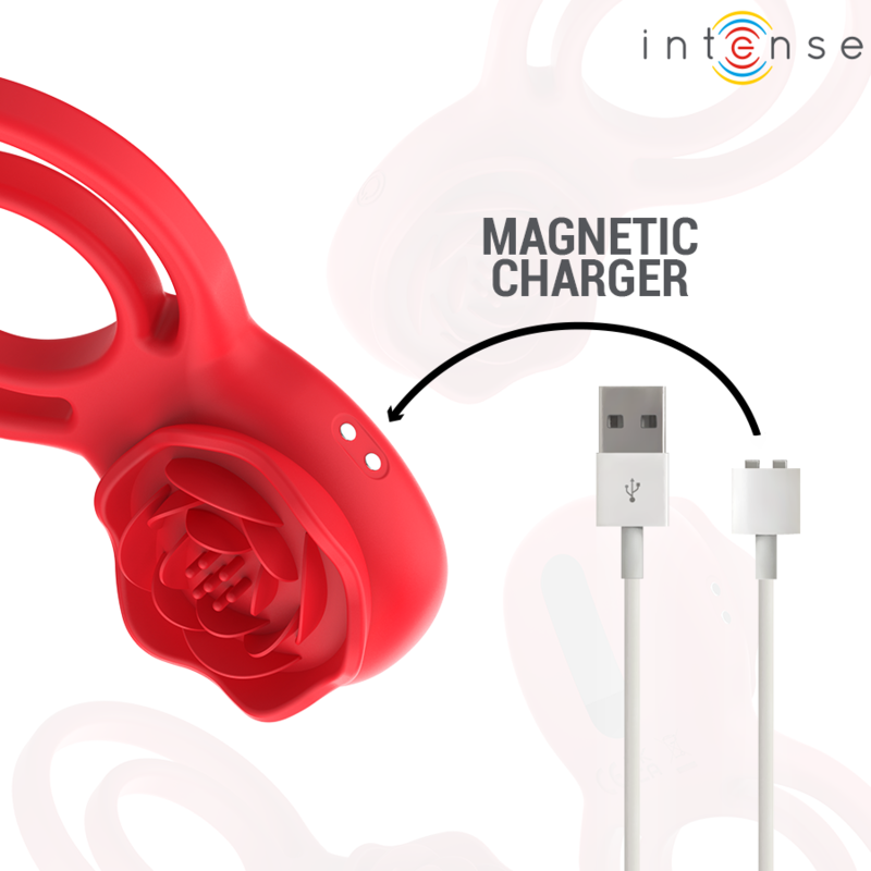 Stimulator, Intense - Gail, 10 Vibratii cu Telecomanda, Rosu