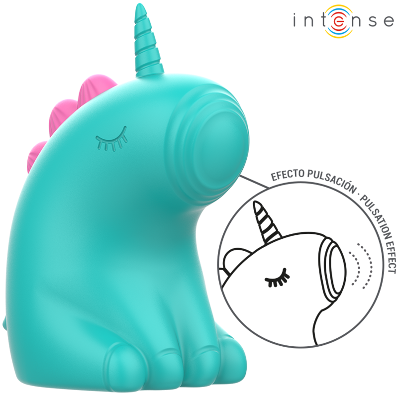 Stimulator Clitoris, Intense - Trixie, Design Unicorn, Verde