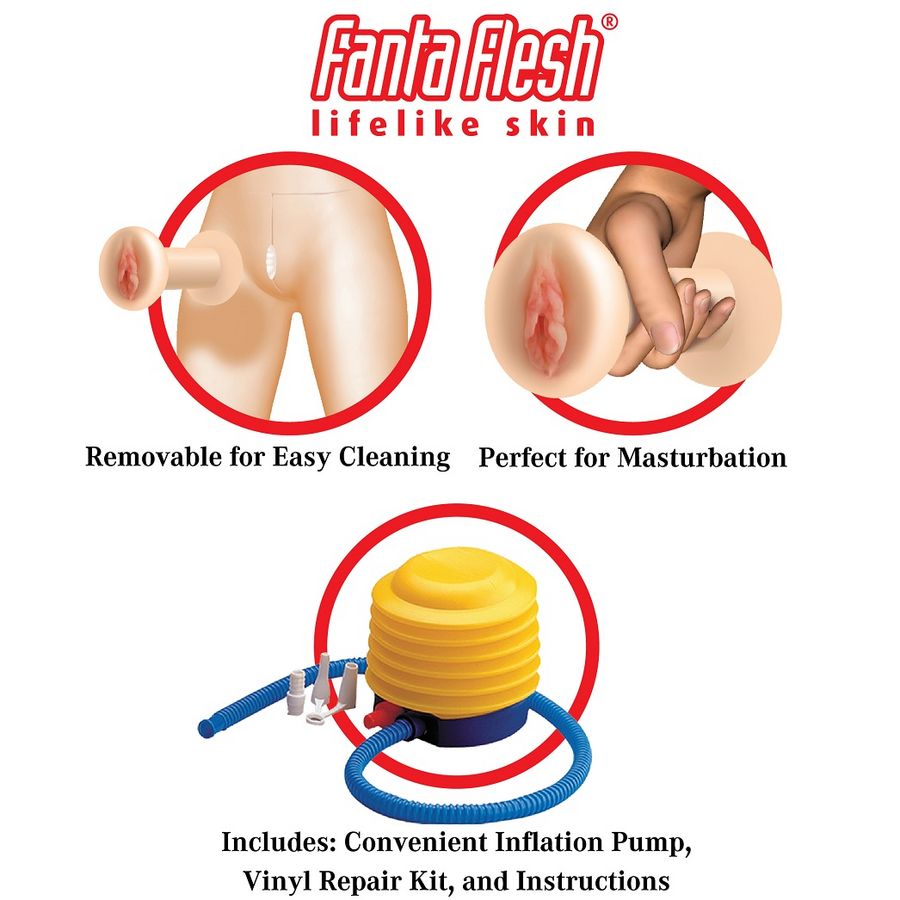 Papusa Gonflabila, Extreme Dollz - Agent 69, Dimensiuni Reale