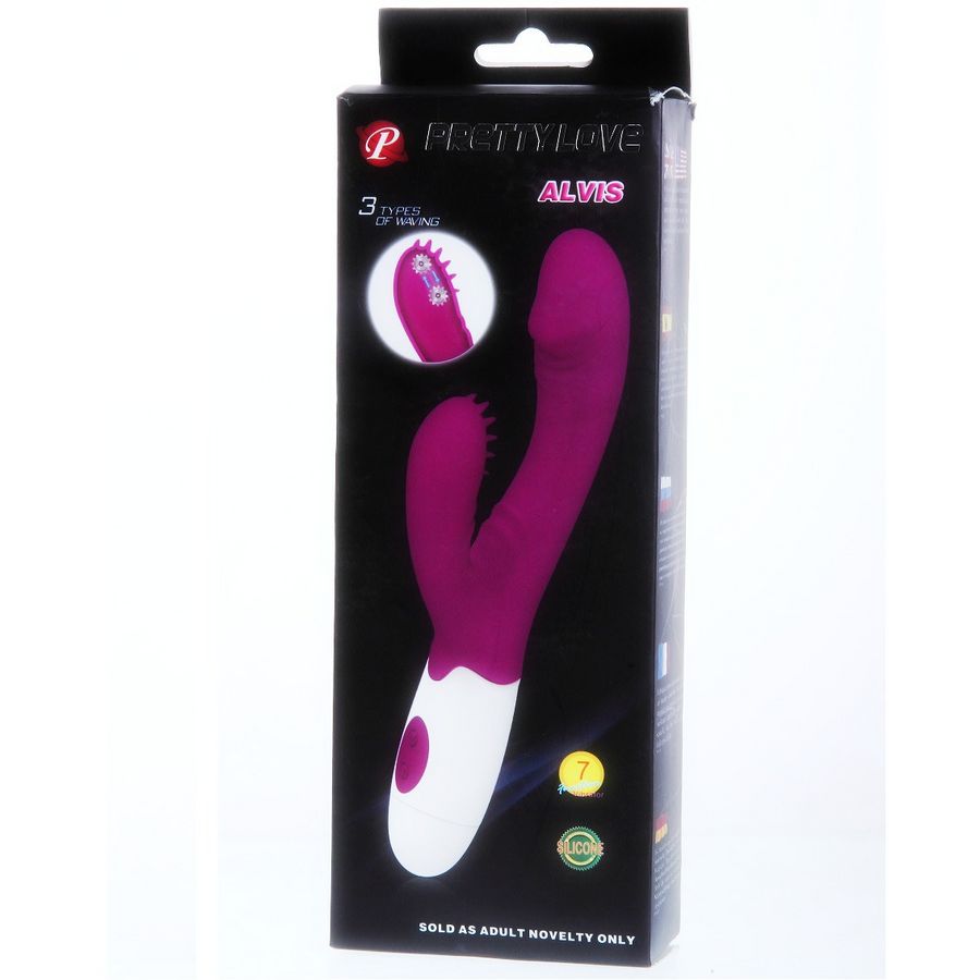 Vibrator Stimulator, Pretty Love - Andre, 7 Moduri de Vibratie, Lila si Alb
