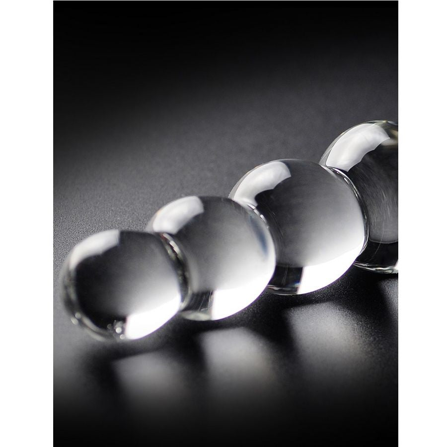 Dildo din Sticla, Icicles - N 2, Realizat Manual din Sticla Suflata, 22 X 2.5 CM