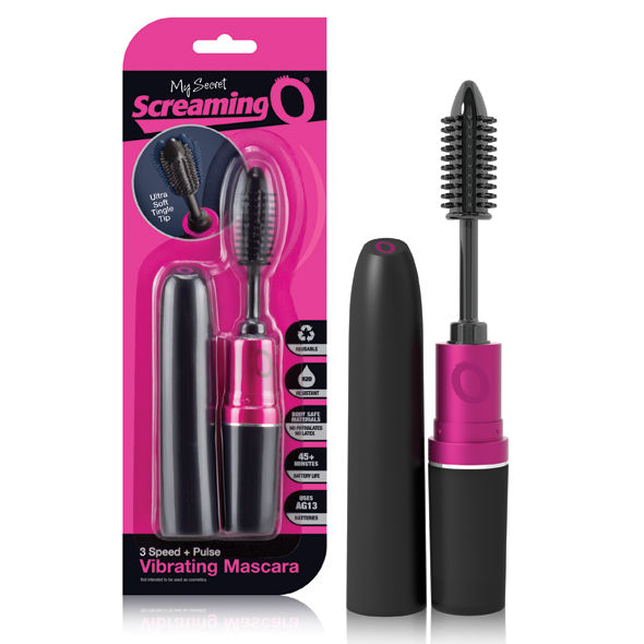 Mini Vibrator, Screaming O - Vibrating Mascara, Deghizat in Mascara