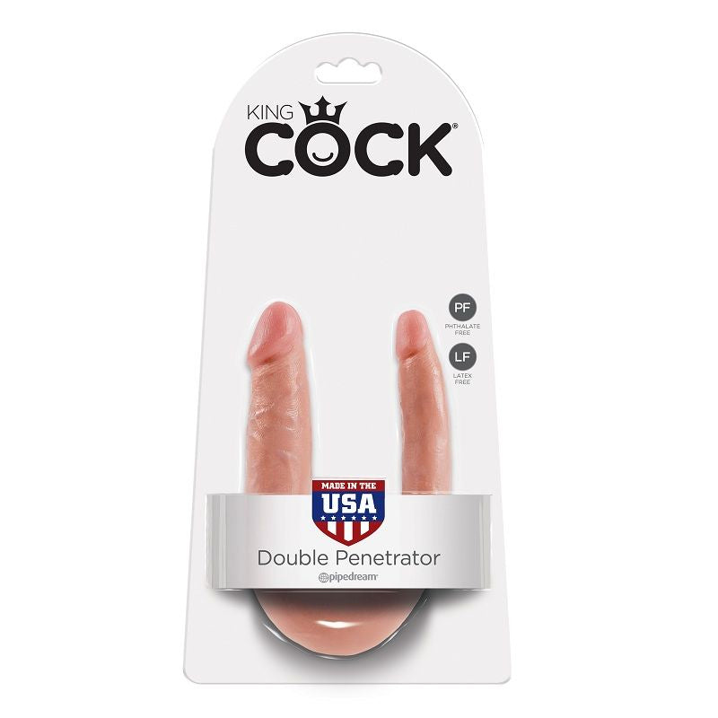 Dildo, King Cock - U-Shaped Small, Realist, 12.7 CM