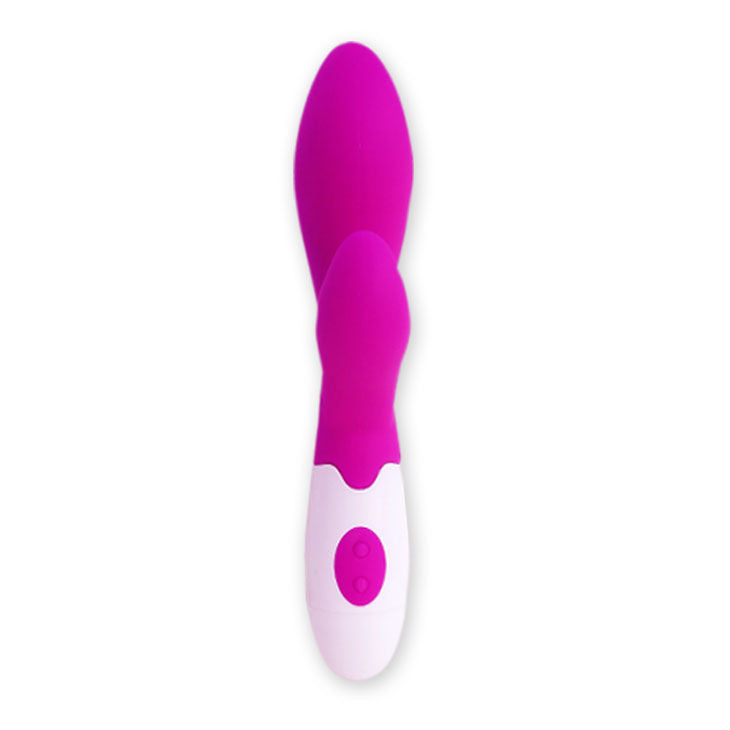 Vibrator Stimulator, Pretty Love - Newman, 30 de Moduri de Vibratie, Lila si Alb
