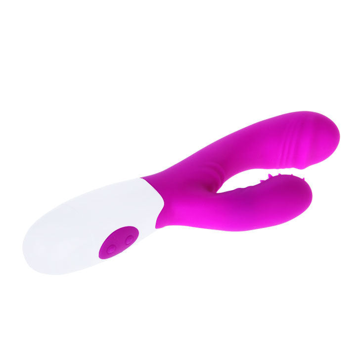 Vibrator Stimulator, Pretty Love - Andre, 7 Moduri de Vibratie, Lila si Alb