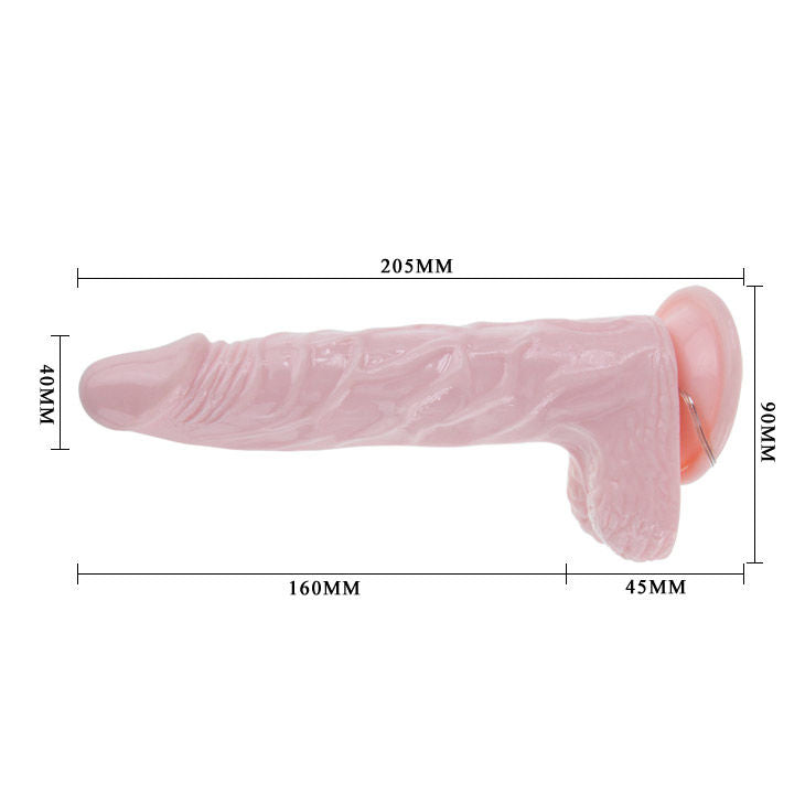 Dildo Vibrator, Baile - Super Vibro, Vibratii Multiviteza, 20.5 CM x 4 CM