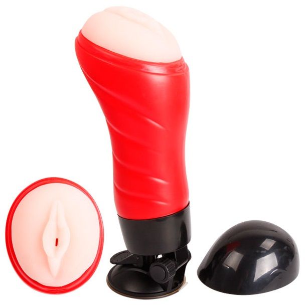 Masturbator, Crazy Bull - Vagin cu Baza, 12 Moduri de Vibratie, 28.3 CM x 10 CM