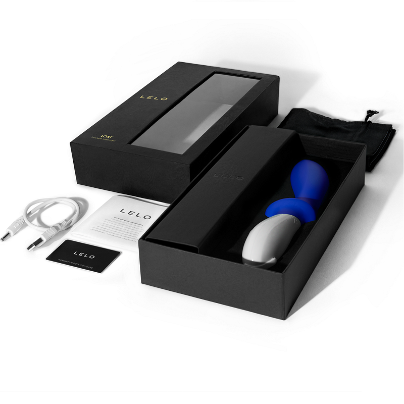 Vibrator Prostata, Lelo - Loki, Reincarcabil USB, Albastru